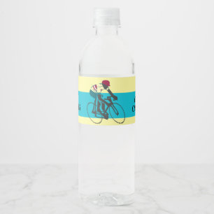 Cyclist #1 water bottle label