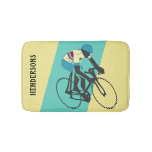 Cyclist #3 bath mat