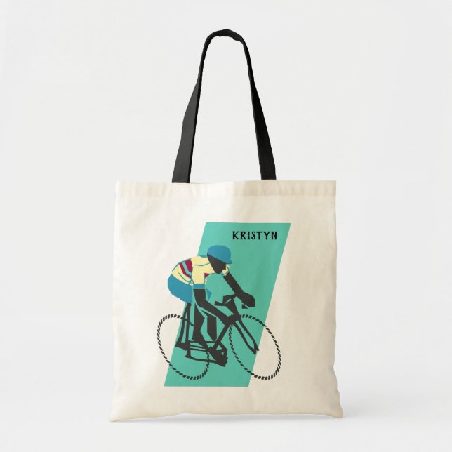 Cyclist #3 tote bag (Front)