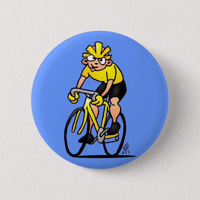 Cyclist - Cycling 6 Cm Round Badge (Front)
