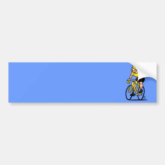 Cyclist - Cycling Bumper Sticker (Front)