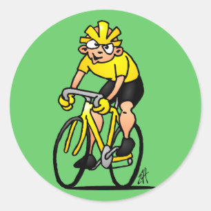 Cyclist - Cycling Classic Round Sticker