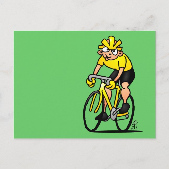 Cyclist - Cycling Postcard (Front)