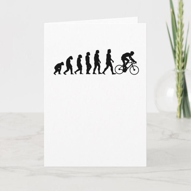 Cyclist Evolution Bike Cycling Gift Card (Front)