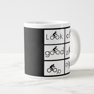 Cyclist Humour Large Coffee Mug