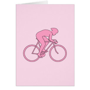Cyclist in Pink