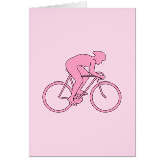 Cyclist in Pink