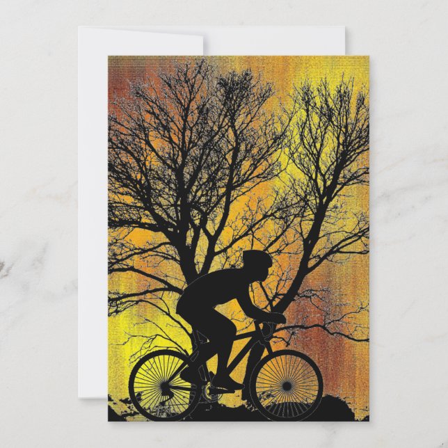 Cyclist Invitation (Front)