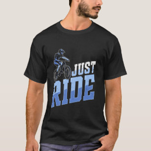 Cyclist JUST RIDE Cycling Biker Funny Biking T-Shirt