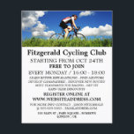 Cyclist on Grass, Cycling Club Advertising Flyer<br><div class="desc">Cyclist on Grass,  Cycling Club Advertising Flyers By The Business Card Store.</div>