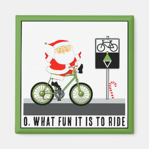 Cyclist Stocking Stuffers Magnet