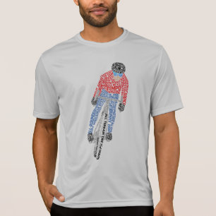 Cyclist Word Art Bicycle Bike T-Shirt