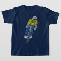 Cyclist Word Art Bicycle Bike