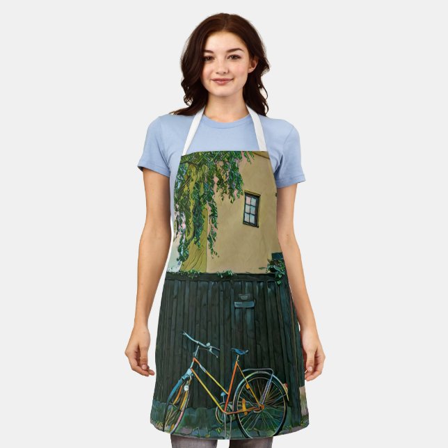 Cyclists gifts ideas apron (Worn)