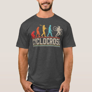 Cyclocross Bicycle Evolution of of Man Ride Gravel T-Shirt