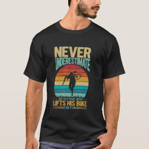 Cyclocross Old Man, BMX Biking & Biker, Gravel Bik T-Shirt