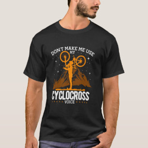 Cyclocross Voice, BMX Biking & Biker, Gravel Bike  T-Shirt