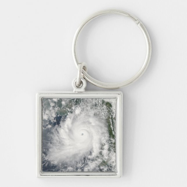 Cyclone Giri moves ashore over Burma Key Ring (Front)