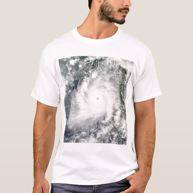 Cyclone Giri moves ashore over Burma T-Shirt (Front)