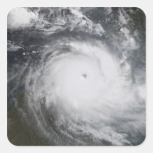 Cyclone Monica in the south Pacific Ocean Square Sticker