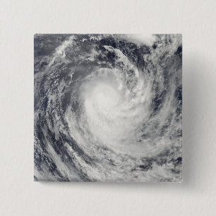Cyclone Rene over the South Pacific Ocean 15 Cm Square Badge