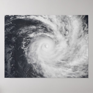 Cyclone Zoe in the South Pacific Ocean Poster