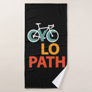 Cyclopath Bicycle Funny Cycling Bath Towel