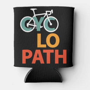 Cyclopath Bicycle Funny Cycling Can Cooler