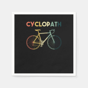 Cyclopath Cyclist Bike Cycling Mountain Bike Gift Napkin
