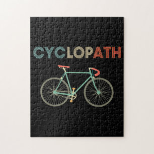 Cyclopath Funny Bicycle Cyclist Humour Jigsaw Puzzle