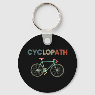 Cyclopath Funny Bicycle Cyclist Humour Key Ring