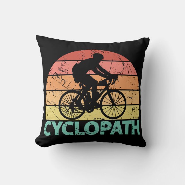 Cyclopath Funny Cycling Cushion (Front)