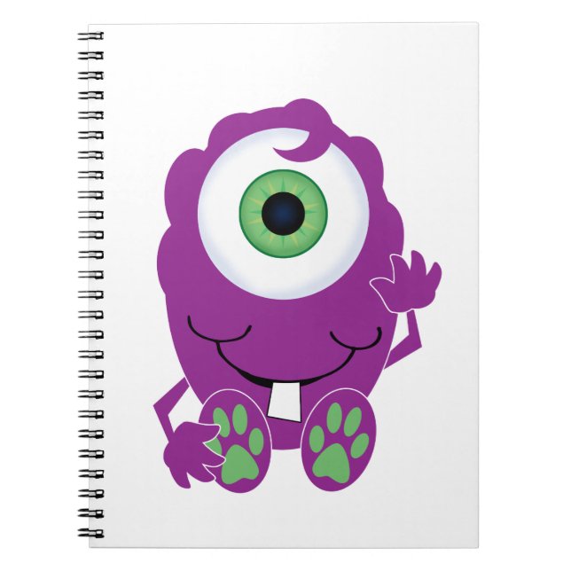 Cyclops Monster Spiral Notebook (Front)