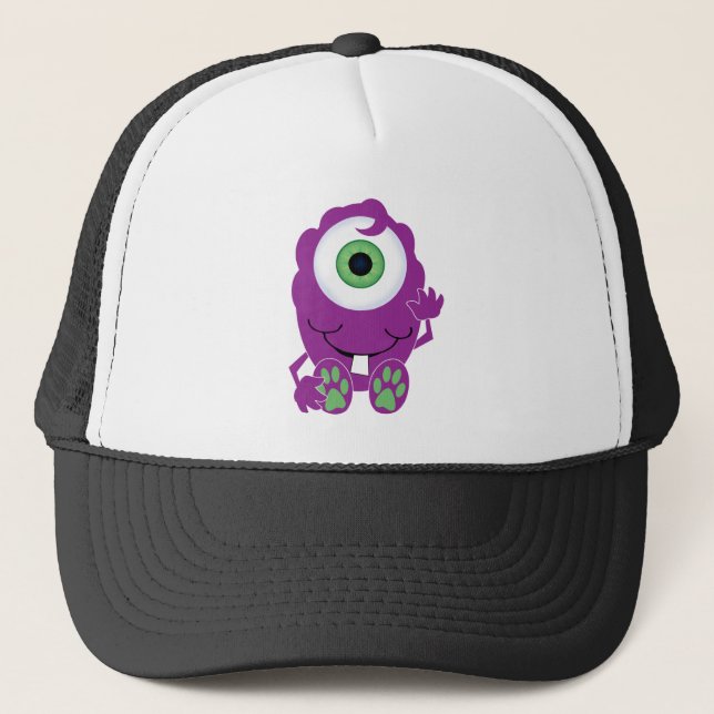 Cyclops Monster Trucker Hat (Front)