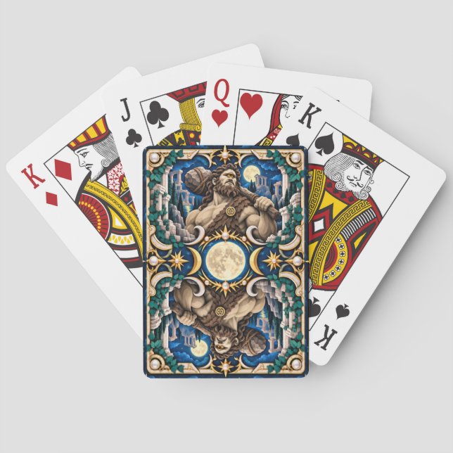Cyclops, Paper Cut Monster Playing Cards (Back)