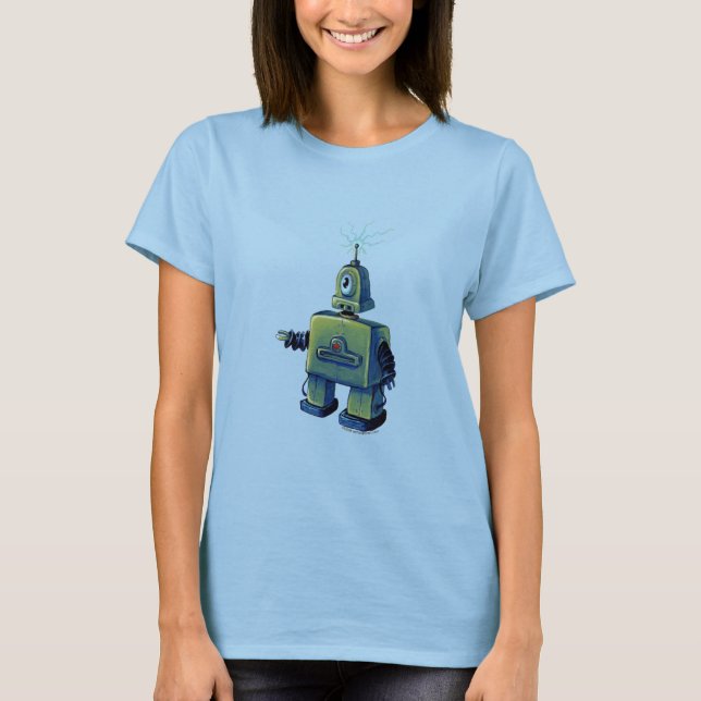 Cyclops Robot with Static T-Shirt (Front)