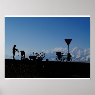 Cyclotourism in Kyrgyzstan Poster