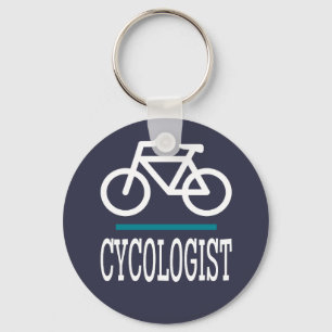 CYCOLOGIST Bike Biking Cycling Funny Novelty Key Ring