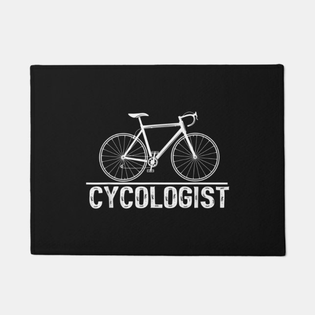 Cycologist Bike Cycling Bicycle Cyclist Doormat (Front)
