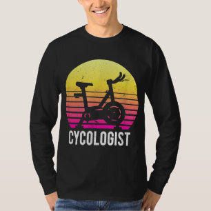 Cycologist Bike Rider Funny Spin Class Cyclist Gif T-Shirt