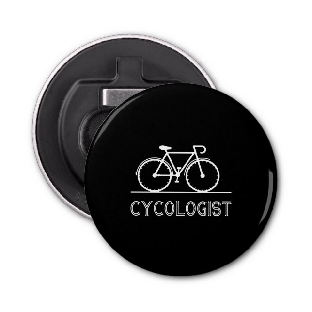 Cycologist Cycle Lover Gift Cycling Mountain Gift Bottle Opener (Front)