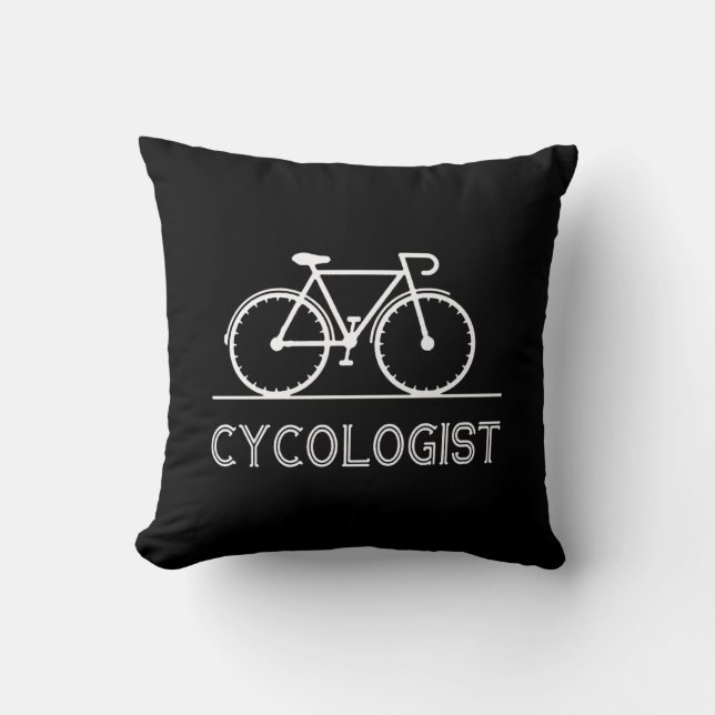 Cycologist Cycle Lover Gift Cycling Mountain Gift Cushion (Front)