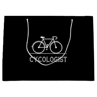 Cycologist Cycle Lover Gift Cycling Mountain Gift Large Gift Bag