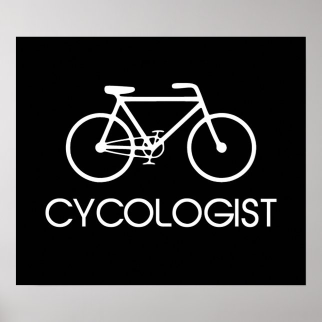 Cycologist Cycling Cycle Poster (Front)