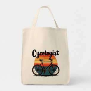 Cycologist: Energetic Biker Tee – for Cycling Tote Bag