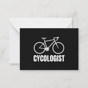 Cycologist Funny Bicycle Bike Gift Card