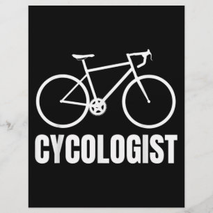 Cycologist Funny Bicycle Bike Gift Flyer