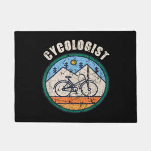 Cycologist Funny Bicycle Cycling Vintage Gift Doormat