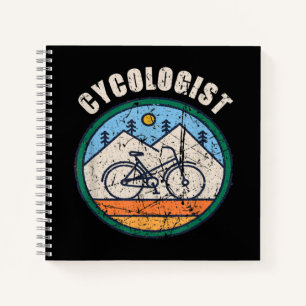 Cycologist Funny Bicycle Cycling Vintage Gift Notebook