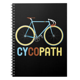 Cycologist Funny Bike Bicycle Cycling Lover Gift Notebook